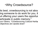 Crowdsourcing #4